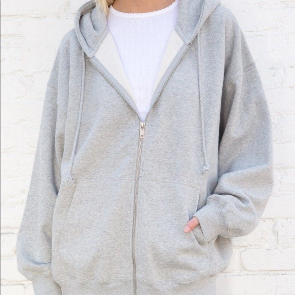 Grey Brandy Melville Oversized Sweatshirt